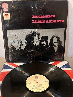BLACK SABBATH Paranoico FIRST PRESS 1971 MEXICO 12" LP Hard Rock Ozzy Osbourne - Image 1 of 4