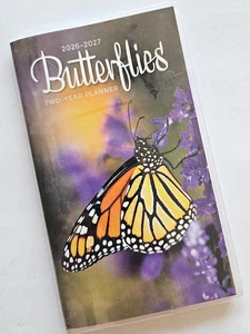 2026 - 2027 Butterflies Two-Year Pocket Planner - ( 3.5" x 6.5" ) - Bild 1 von 9