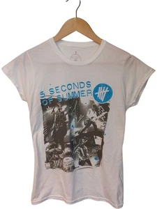 5 SECONDS OF SUMMER Herren Grafik T-Shirt Gr. S 100% Baumwolle weiß Band Tee - Bild 1 von 5