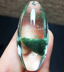 41*20*15mm A++ Natural ghost phantom Quartz Titanium Crystal Pendant gift - Picture 1 of 7
