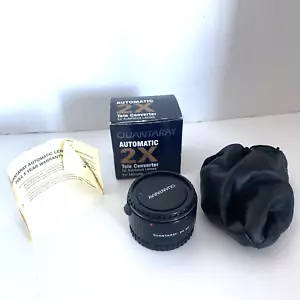 Quantaray Automatic 2X Tele Converter for Autofocus Lenses for Minolta - Bild 1 von 7