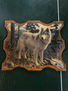 Wolf Plaque - Picture 1 of 3