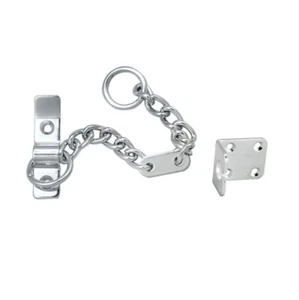 1 pc x Heavy Door Chain Satin Chrome AA75SC Carlisle Brass - Picture 1 of 2