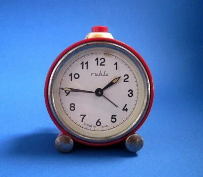 Reloj de Escritorio RUHLA 1975 - Reloj Mecánico Vintage - Hecho en Alemania Foto 1 de 3