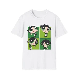 Buttercup, Powerpuff Fashion Women's T-Shirt Female Tees Unisex Birthday Gift - Picture 1 of 26