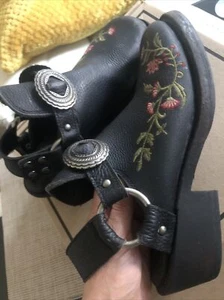 Ash sandals ,new women 100%leather handmade size 37(uk4) - Picture 1 of 10