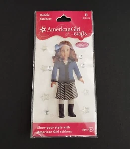 Vintage 2010 AMERICAN GIRL Crafts BUBBLE Stickers - Beautiful REBECCA 11 pcs NOS - Picture 1 of 4