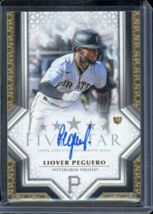 2023 Topps Five Star Autographs #FSALP Liover Peguero - Picture 1 of 2