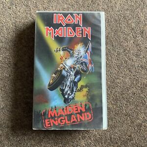 Iron Maiden Maiden England VHS tape