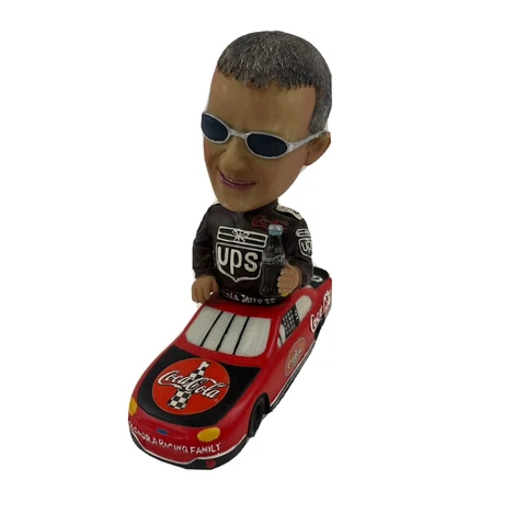 NASCAR Coca-Cola Arbys DALE JARRETT Bobblehead & 88 Race Car Cover