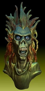 3d printed Iron Maiden Eddie - From The album Iron Maiden - Painted - Picture 1 of 4