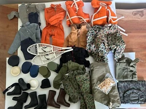GI Joe 1967-68 Action Team accessori e abbigliamento, giubbotto di salvataggio, tenda *vintage* - Foto 1 di 8