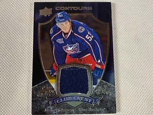 2015-16 Upper Deck Contours Club Crest Jerseys CC28 Josh Anderson C Blue Jackets