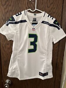 Womens Seattle Seahawks Russell Wilson Nike White Game Jersey
