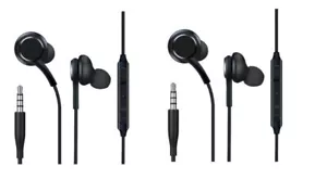 2-PACK Headphones Headset Earphone For Samsung Galaxy S9 S8 Plus Note 9 8 - Picture 1 of 1
