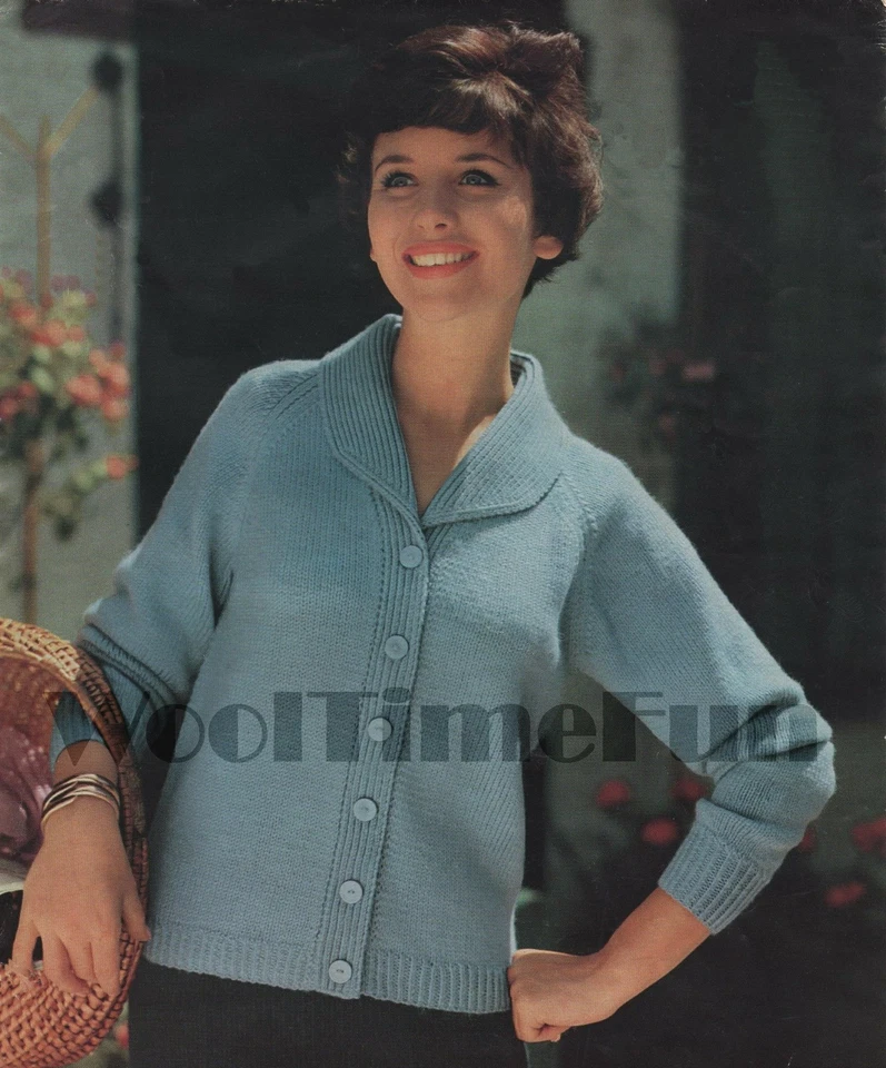 Knitting Pattern/Instructions  Vintage 1950s Lady's Jacket/Cardigan. DK Wool. - Image 1 of 1