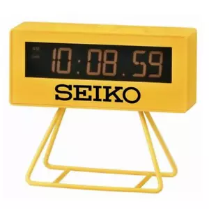 Seiko Table Clock Alarm+Snooze+Date Display+Lighted+Stopwatch/Timer Function - Picture 1 of 2