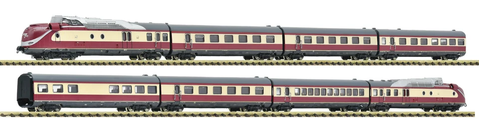 Fleischmann N 7770001 Gasturbinentriebzug BR 602 der DB 8-tlg. Digital+Sound NEU - Bild 1 von 1