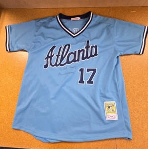 Glenn Hubbard signed / autographed Braves Mitchell & Ness jersey XL PSA DNA - Picture 1 of 12