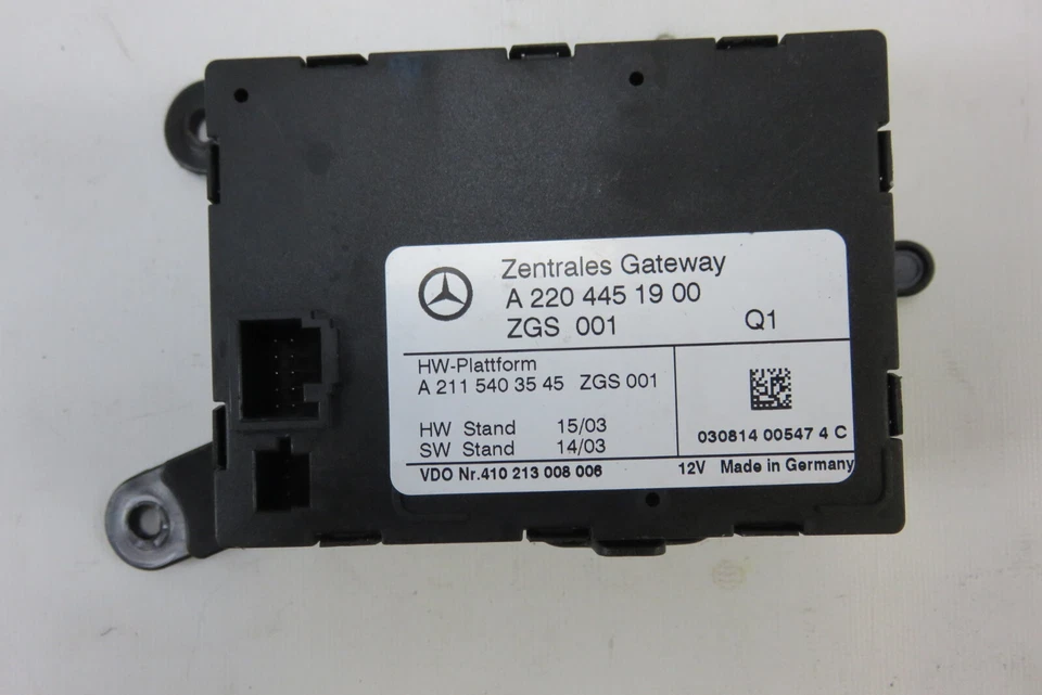 Módulo Mercedes R230 SL55 SL500, puerta de enlace, 2204451900 Foto 1 de 1