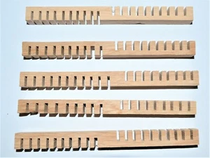 5x Oak Sticks, oak Combs, oak Staves for Maturing, Flavouring Wine, Beer,Whiskey - Bild 1 von 3