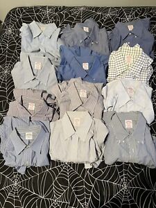 Lot Of 12 Brooks Brothers Madison Dress Shirts 16.5 Mix Of 34 & 35 Sleeve Length