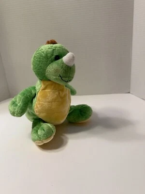 Ganz Webkinz Key Lime Dino HM185 Plush Stuffed Animal Beanie Dinosaur 8" No Code - Image 1 of 4