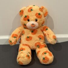 Build a Bear Orange Pumpkin Nose bear Halloween Fall Plush Teddy Toy BAB 2012