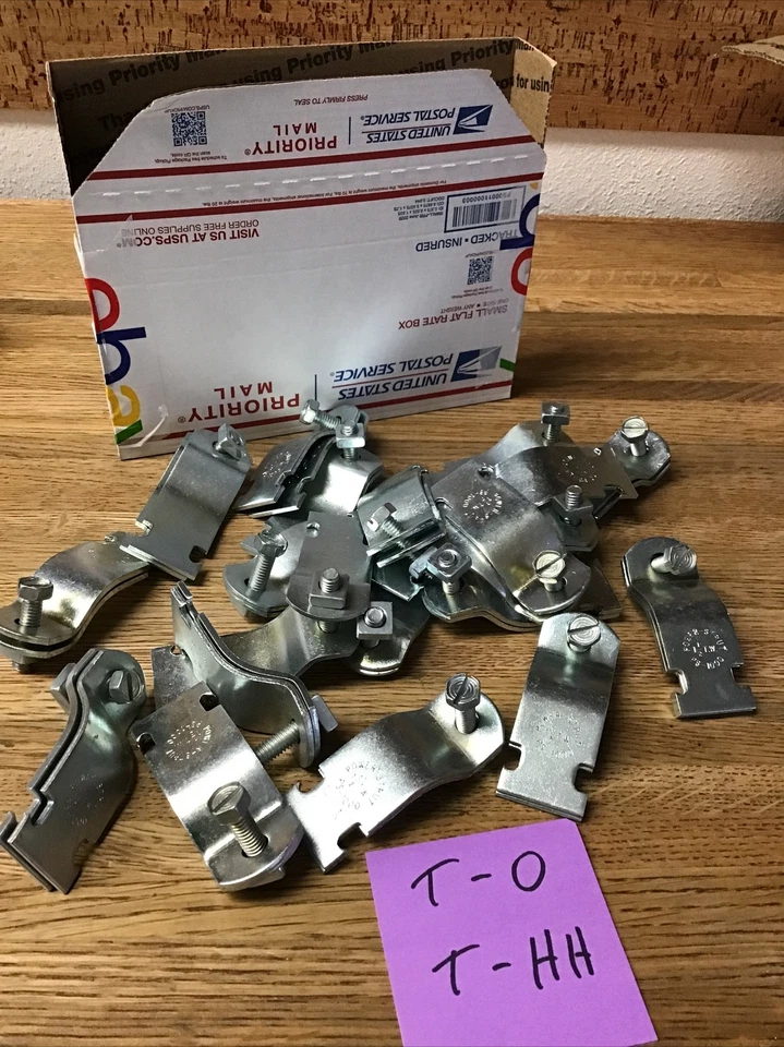T-W LOT OF 20 POWER STRUT CLAMPS 1-1/2 TW PS1000 STRUT CLAMPS