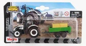 MODELLINO AGRICOLO STATICO DIECAST VALTRA Q305 TRATTORE TRAILER 2018 SCALA 1:64 - Foto 1 di 1