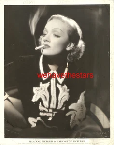 Vintage Marlene Dietrich WUNDERSCHÖNER GLAMOUR '36 Werbeportrait - Bild 1 von 1