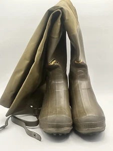 LaCrosse Fly-Lite D-1056 Hip Wader Boots Men’s 10 Fiberglass Shank 33.75” - Picture 1 of 17