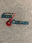 VTG 1993 Blue Chicago John Carroll Doyle Shirt Size L Mojo Stevie Ray Vaughan