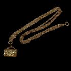 CHANEL Coco Mark Matelasse Chain Bag Motif 3-Strand Chain Gold Color Accessories