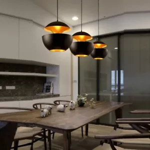 Kitchen Pendant Light Bar Black Lamp LED Chandelier Lighting Home Ceiling Lights - Picture 1 of 12