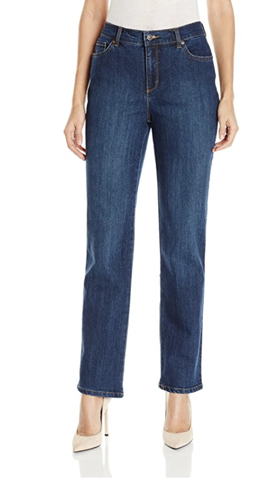 Gloria Vanderbilt Womens Sz 16 Jeans Amanda Slimming Tapered Leg Stretch