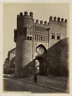Laurent, Espagne, Toledo, la puerta del Sol vintage albumen print, Spain Tirag