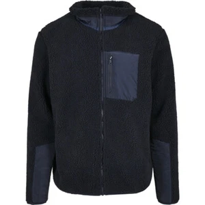 Urban Classics Sherpa Jacket Faux Fur Transition Windbreaker Polyester - Picture 1 of 25