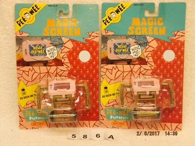 Pee-Wee Herman action figure Magic Screen wind-up Matchbox 1988 #1 - Image 1 of 2
