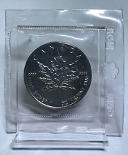 1989 $5 Canadian Silver Maple Leaf 1 oz .9999 Fine Silver Sealed #13