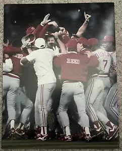 1990 Cincinnati Reds Win World Series Celebration 11x14 Color Photo - Picture 1 of 1