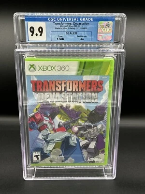 Transformers: Devastation Xbox 360, 2015 New Sealed CGC 9.9 A++ Graded Top Pop - Image 1 of 4