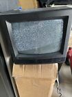 GE 13GP237 13" CRT TV Retro Gaming Television Vintage Portable Coax Black Tube