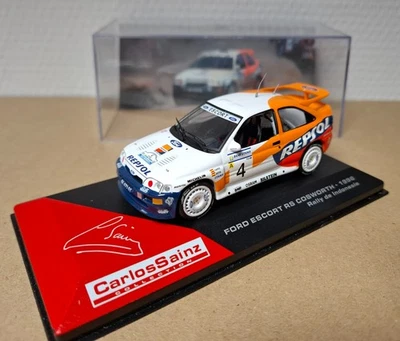 Vetrina scatola Ford Escort RS Cosworth Sainz 1996 1/43 IXO - Immagine 1 di 3