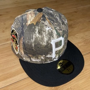 New Era 59FIFTY Pittsburgh Pirates Camo Black COOP ASG 1959 Retro 7 3/8 Hat MLB - Picture 1 of 18
