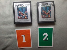 MARIO BROS for Atari 7800 - Choose 1 of 2 - Both tested & working well!