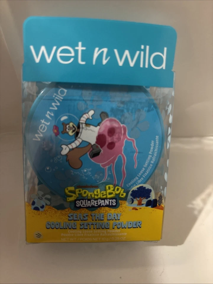 Wet n Wild x SpongeBob SquarePants Seas The Day Cooling Makeup FINISHING POWDER - Image 1 of 2