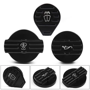 1 Set Engine Oil Cap/Bottle Cap/Tank Protect Cap Cover For VW CC Audi Seat Skoda - Picture 1 of 9