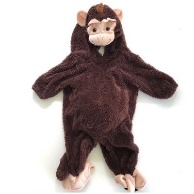 Baby Costume Brown Monkey Costumes for Baby Boy or Baby Girl 6 Months - 9 Months - Image 1 of 4