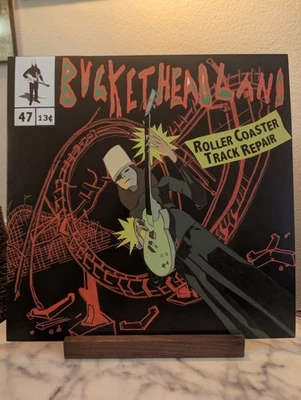 Buckethead – Roller Coaster Track Repair 2018 LP - Bucketheadland Rare Vinyl Foto 1 de 2